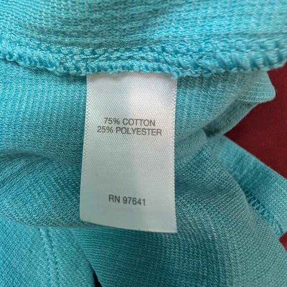 J. Jill Cowl Neck Sweater Top Long Sleeve Faux Layered Coastal Cozy - Size  M - Picture 6 of 7